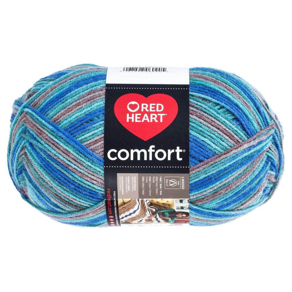 Red Heart Comfort Yarn - Worsted Yarn for Crochet & Knitting
